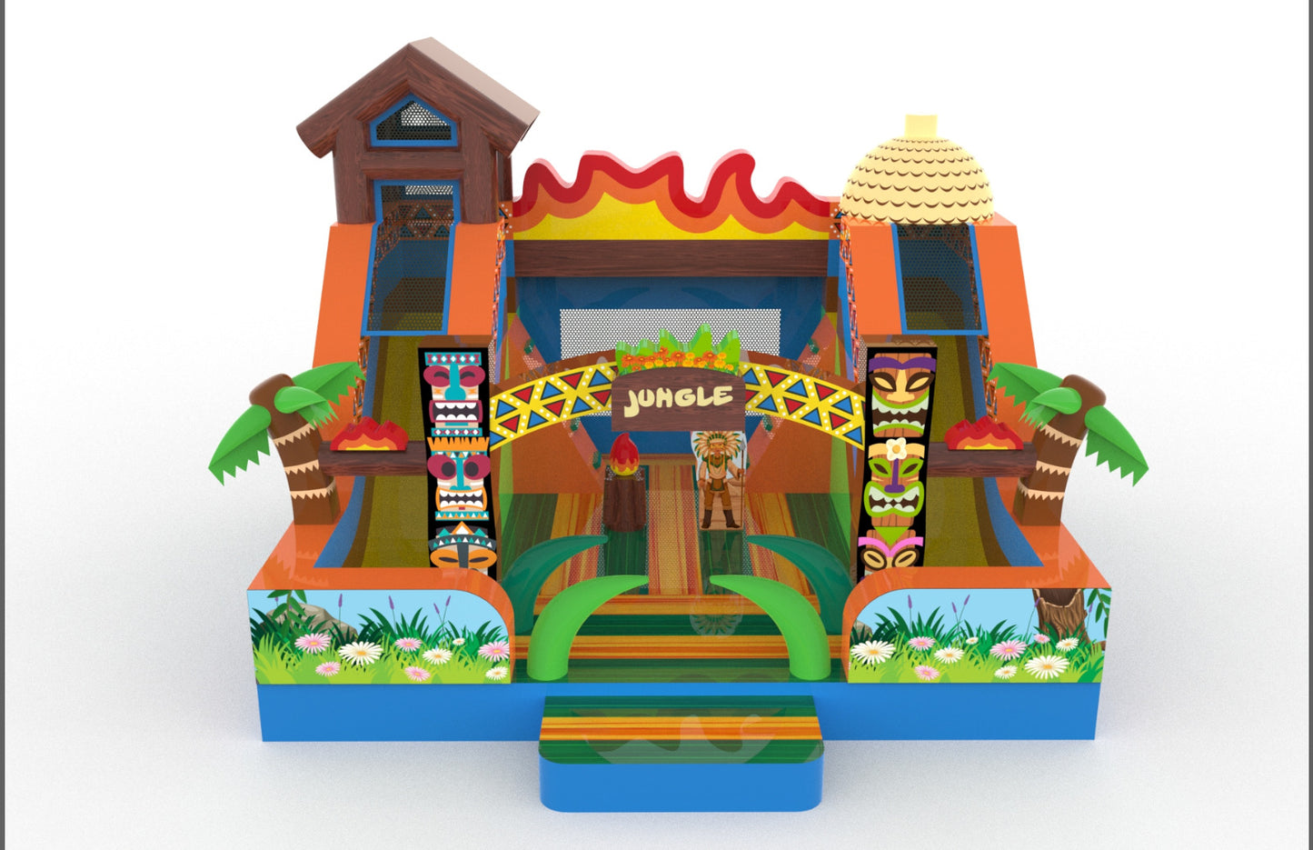 Inflatable bouncer Jungle