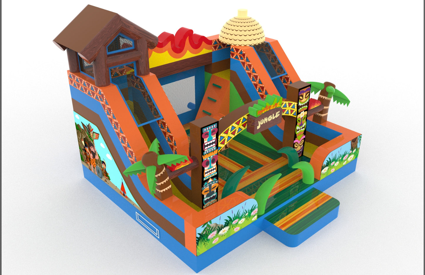 Inflatable bouncer Jungle