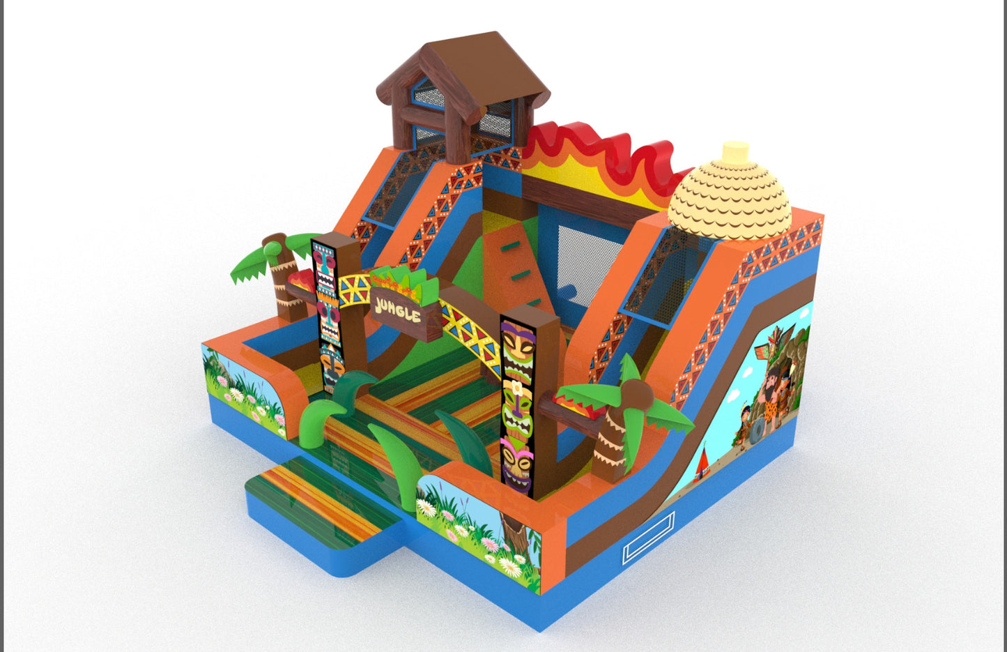 Inflatable bouncer Jungle