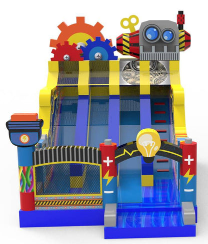 Inflatable bouncer Robots